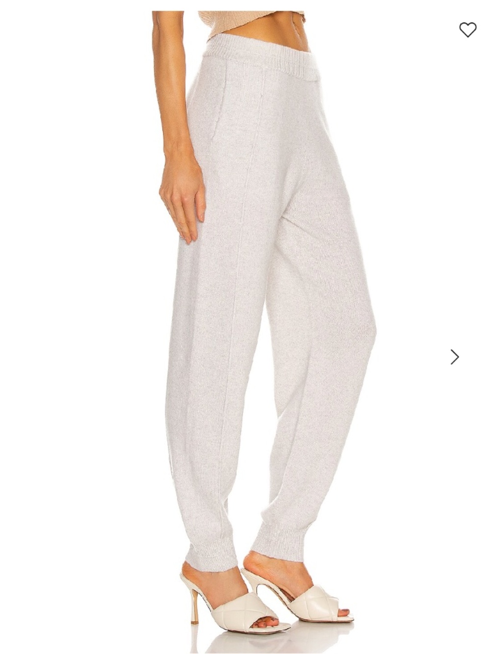 Helmut Lang Cashmere Pants Joggers Coastal Fog Size XS Loungewear Luxury